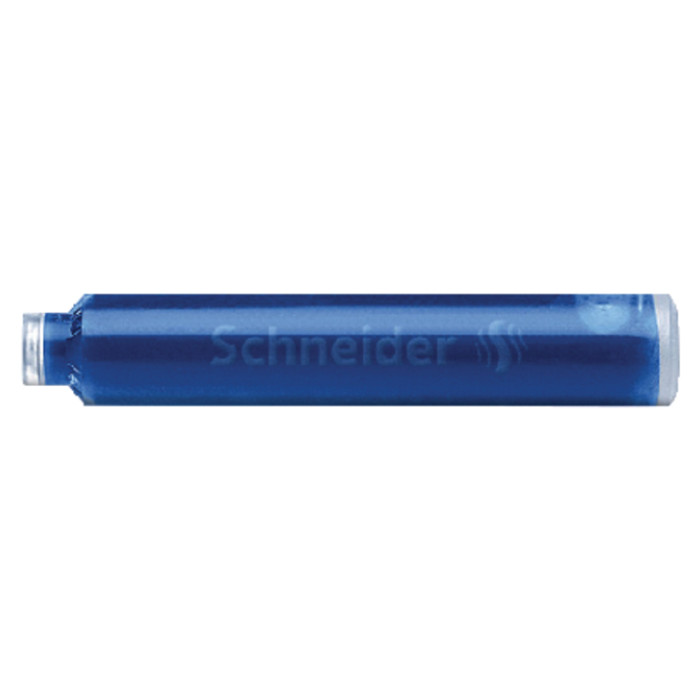 Inktpatroon Schneider din blauw doos à 6 stuks
