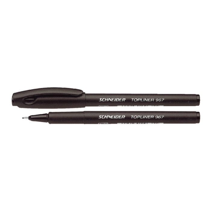 Fineliner Schneider 967 0.4mm zwart