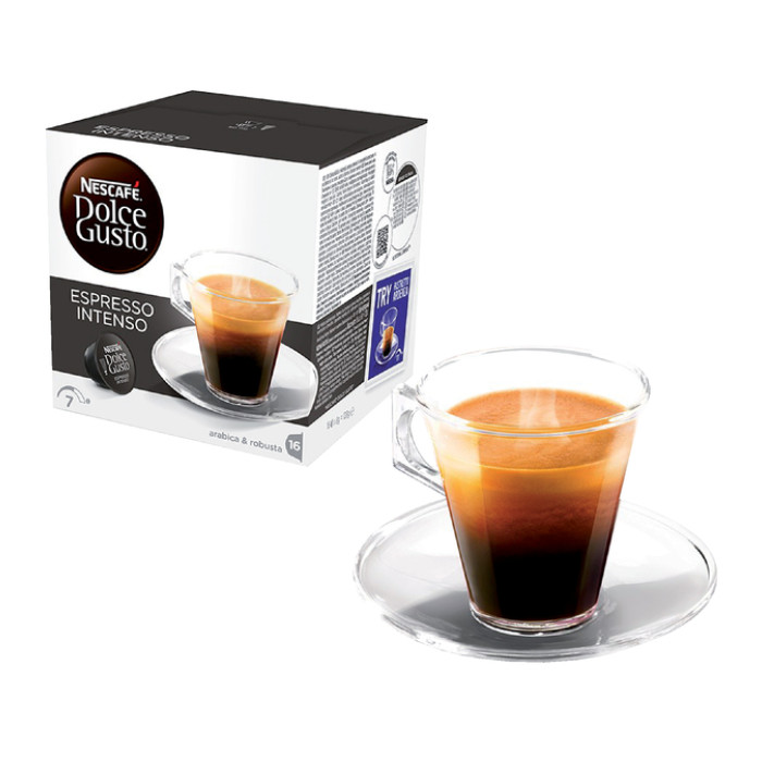 Koffiecups Dolce Gusto espresso intenso 16 stuks