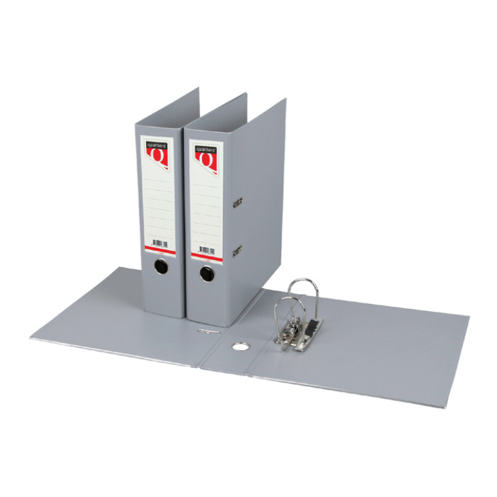 Ordner Quantore A4 80mm PP grijs
