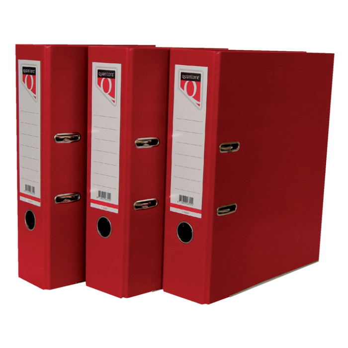 Ordner Quantore A4 80mm PP rood