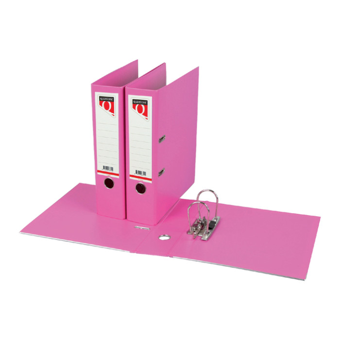 Ordner Quantore A4 80mm PP roze