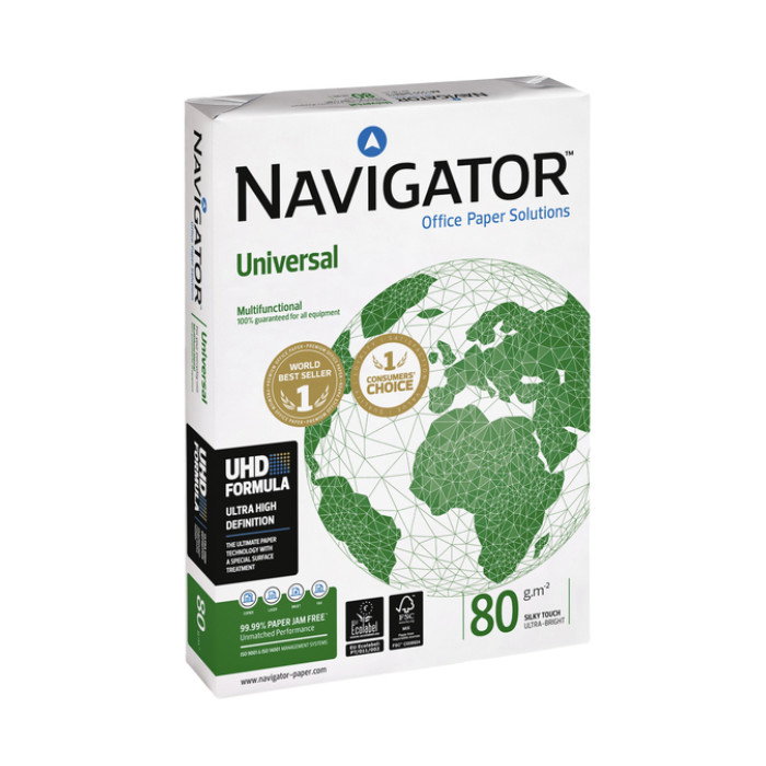 Kopieerpapier Navigator Universal A4 80gr wit 500 vel