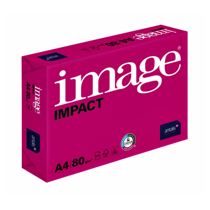 Kopieerpapier Image Impact A4 80gr wit 500 vel