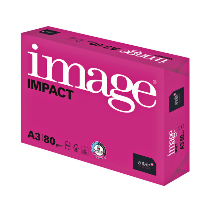 Kopieerpapier Image Impact A3 80gr wit 500 vel