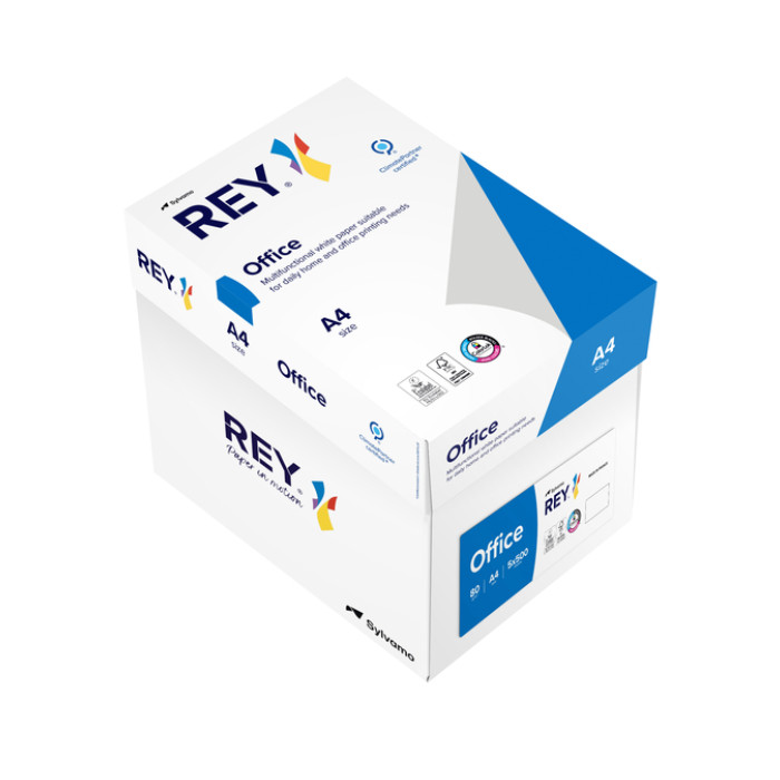 Kopieerpapier Rey Office A4 80gr wit 500 vel