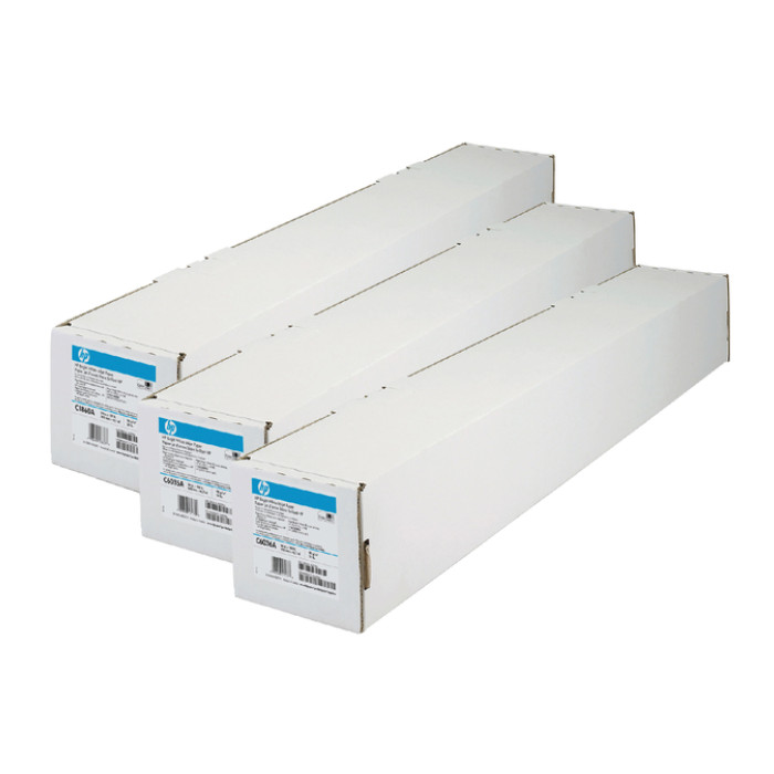 Inkjetpapier HP C6035A 610mmx45,7m 90gr helder wit