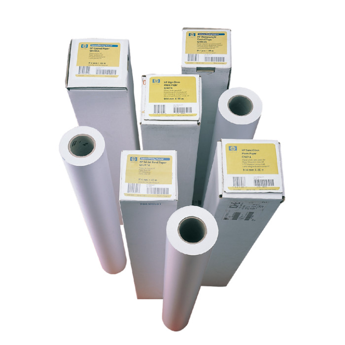 Inkjetpapier HP C6019B 610mmx45.7m 90gr coated
