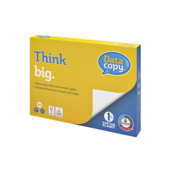 Kopieerpapier Datacopy A3 80gr wit 500 vel