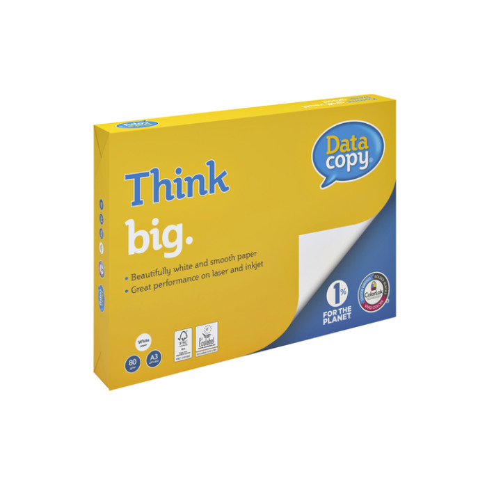 Kopieerpapier Datacopy A3 80gr wit 500 vel