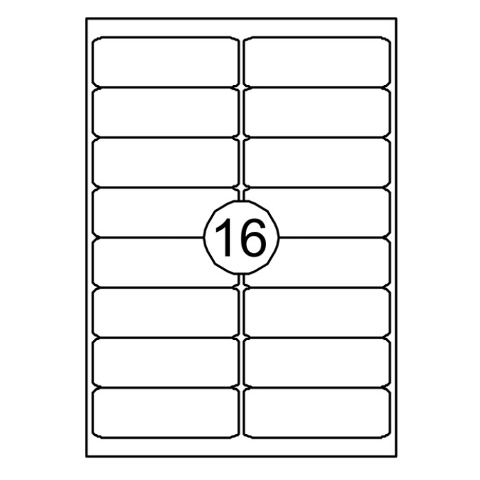 Etiket Quantore 99.1x33.9mm 1600 stuks