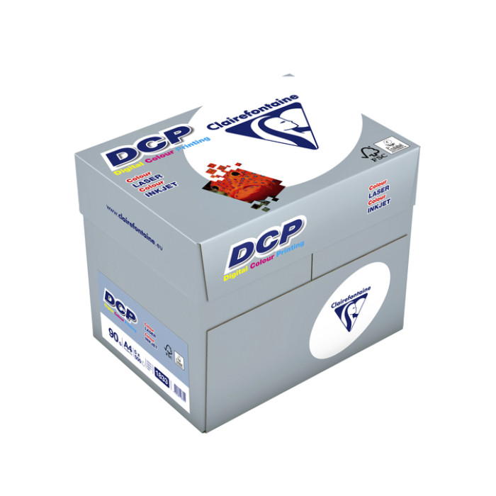 Laserpapier Clairefontaine DCP A4 90gr wit 500 vel