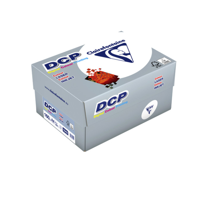 Laserpapier Clairefontaine DCP A4 160gr wit 250 vel