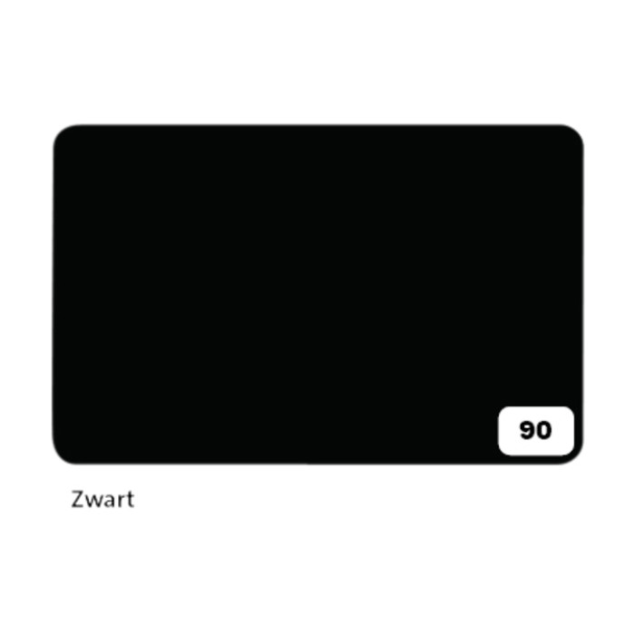 Fotokarton Folia 2-zijdig 50x70cm 300gr nr90 zwart
