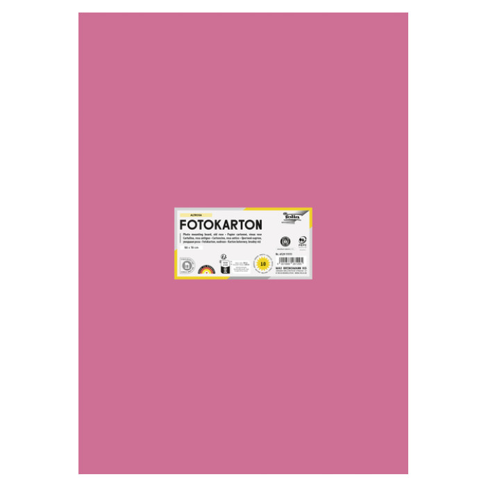 Fotokarton Folia 300gr 50x70cm 10vel 29 oudroze