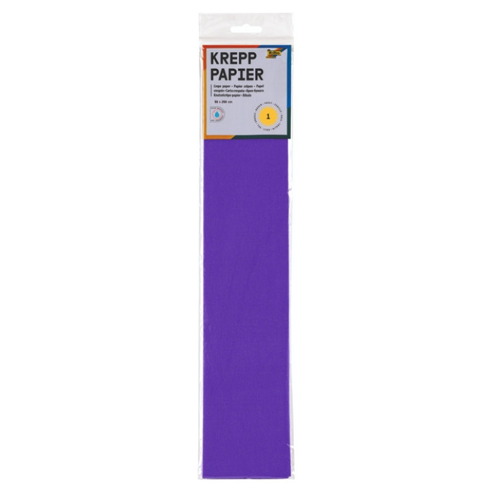 Crêpepapier Folia 250x50cm nr122 donker violet