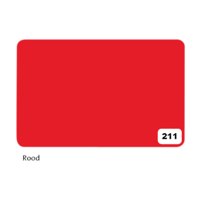 Etalagekarton Folia 1-zijdig 48x68cm 380gr nr211 rood