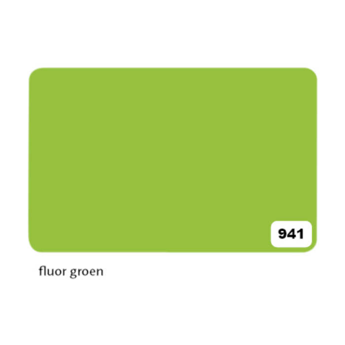 Etalagekarton Folia 1-zijdig 48x68cm 380gr nr941 fluor groen