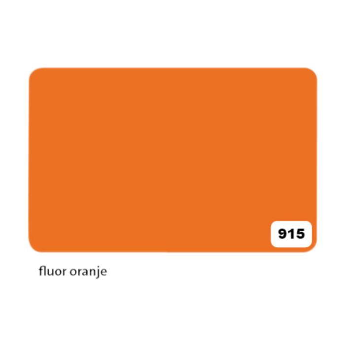 Etalagekarton Folia 1-zijdig 48x68cm 380gr nr915 lichtoranje