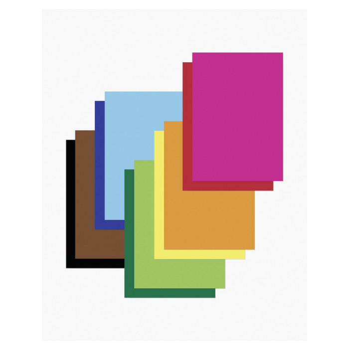 Etalagekarton Folia 1-zijdig 48x68cm 380gr nr926 fluor roze