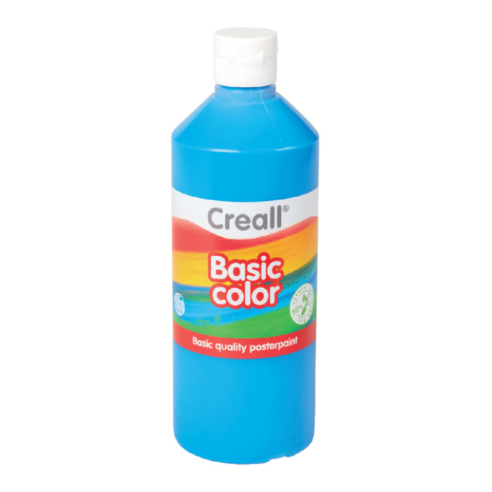 Plakkaatverf Creall basic blauw 500ml