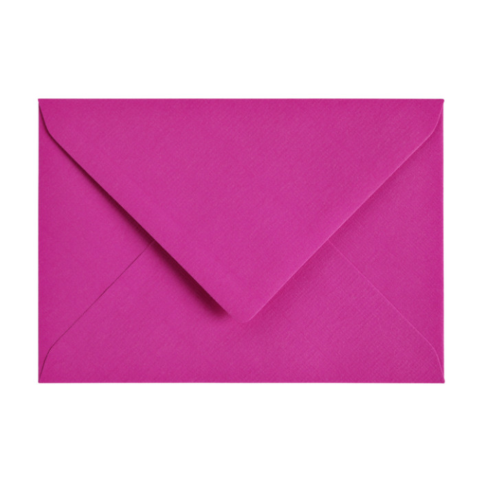 Envelop Papicolor C6 114x162mm felroze pak à 6 stuks