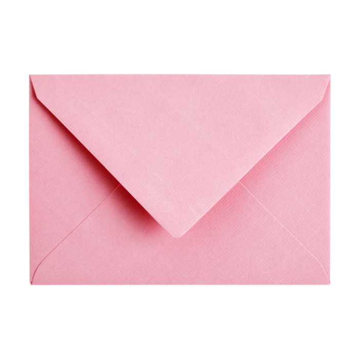 Envelop Papicolor C6 114x162mm babyroze pak à 6 stuks