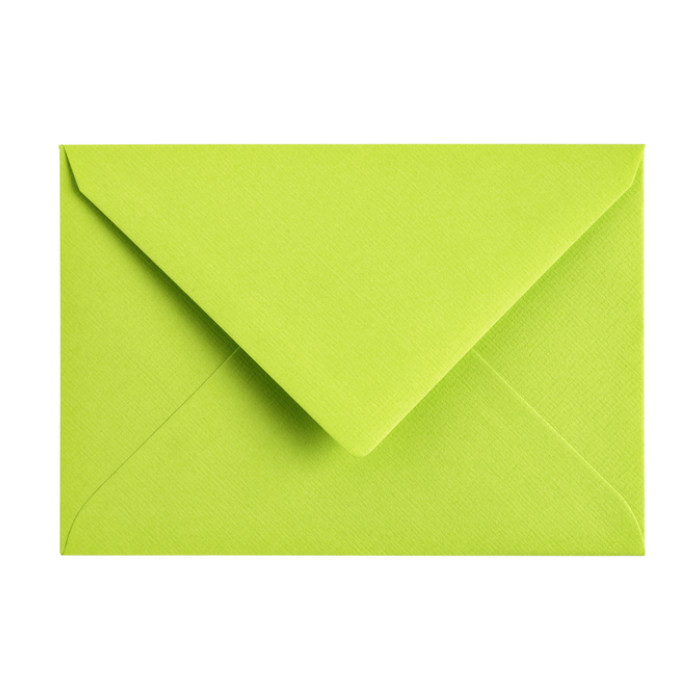 Envelop Papicolor C6 114x162mm appelgroen pak à 6 stuks