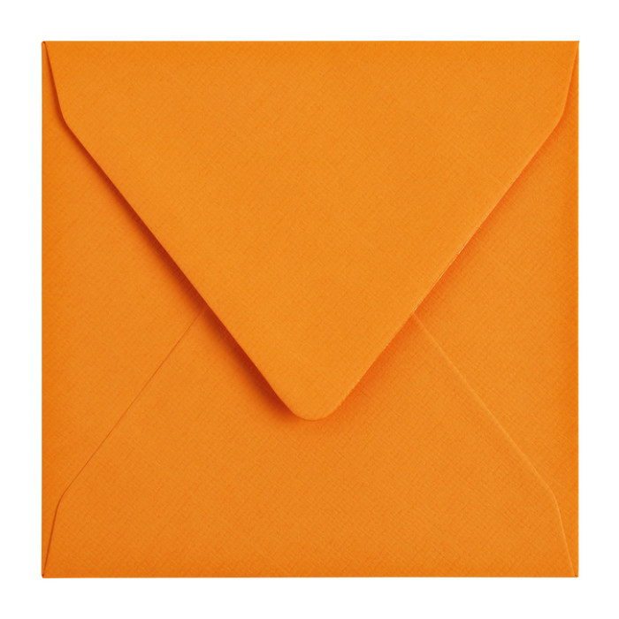 Envelop Papicolor 140x140mm oranje pak à 6 stuks