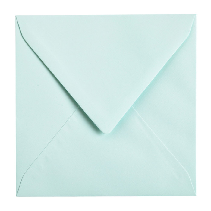 Envelop Papicolor 140x140mm zeegroen pak à 6 stuks