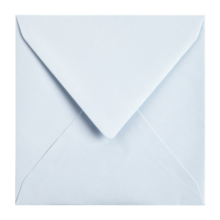 Envelop Papicolor 140x140mm babyblauw pak à 6 stuks