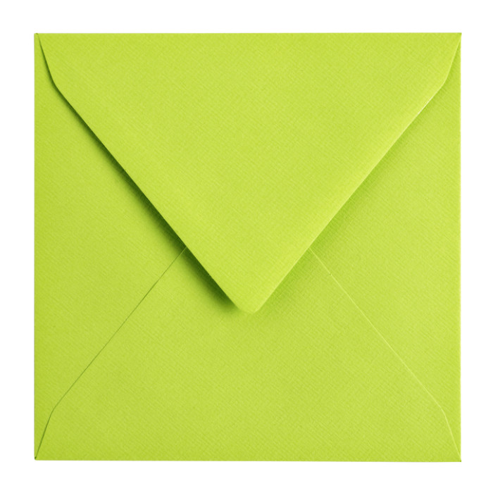 Envelop Papicolor 140x140mm appelgroen pak à 6 stuks