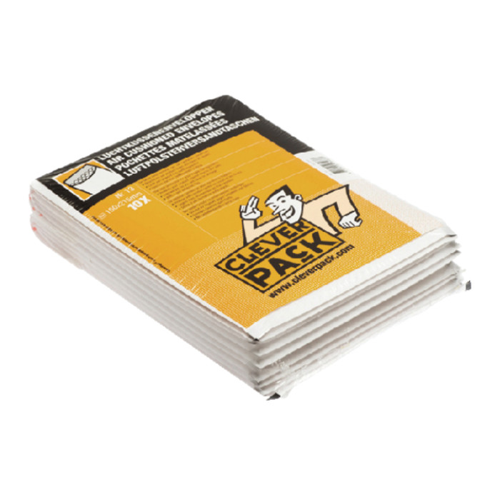 Envelop CleverPack luchtkussen nr13 170x225mm wit pak à 10 stuks