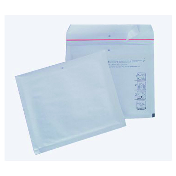 CD envelop Quantore luchtkussen 175x200mm wit 5 stuks