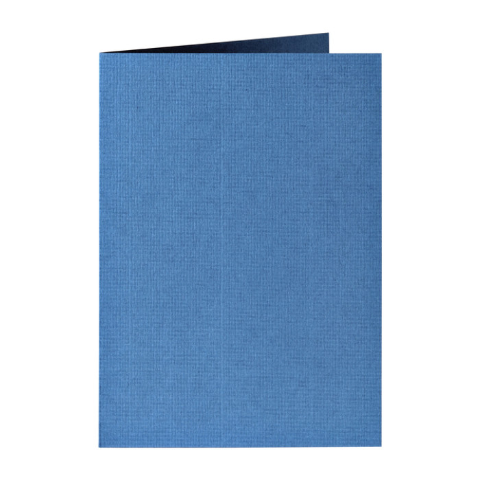 Correspondentiekaart Papicolor dubbel 105x148mm donkerblauw pak à 6 stuks