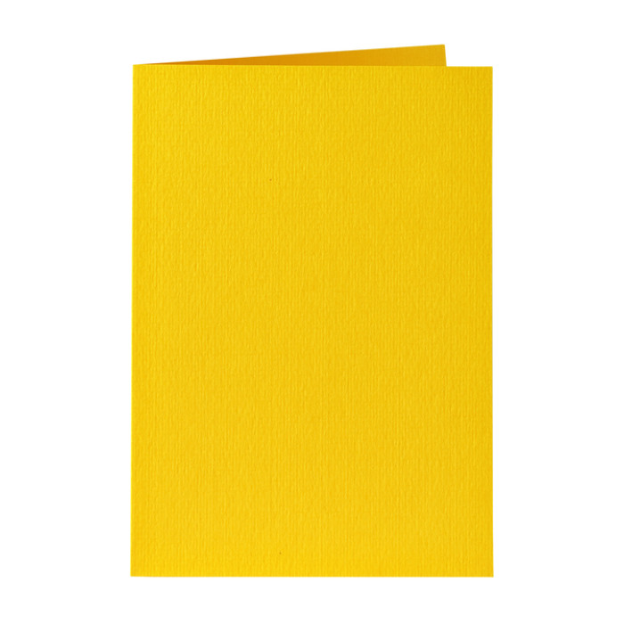Correspondentiekaart Papicolor dubbel 105x148mm dottergeel pak à 6 stuks