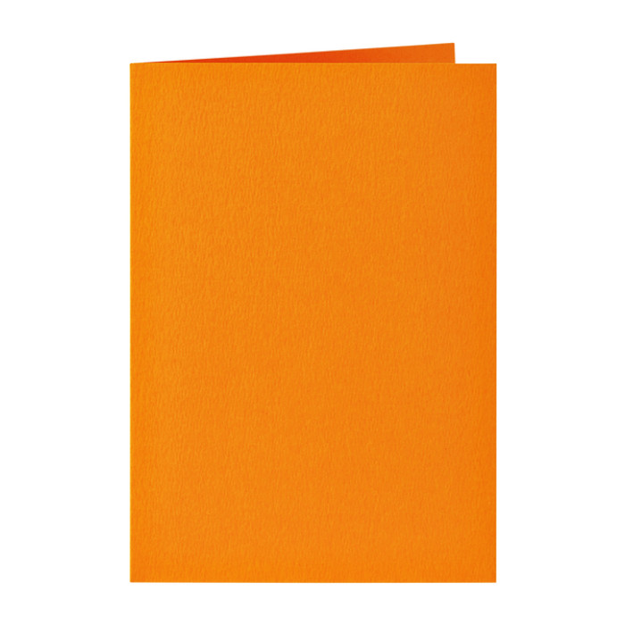 Correspondentiekaart Papicolor dubbel 105x148mm oranje pak à 6 stuks