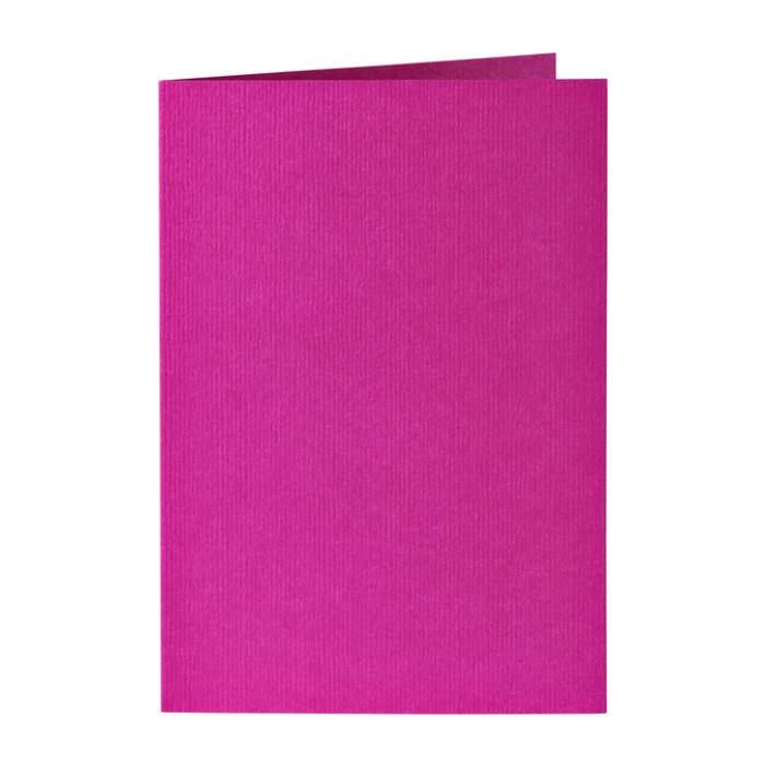 Correspondentiekaart Papicolor dubbel 105x148mm felroze pak à 6 stuks