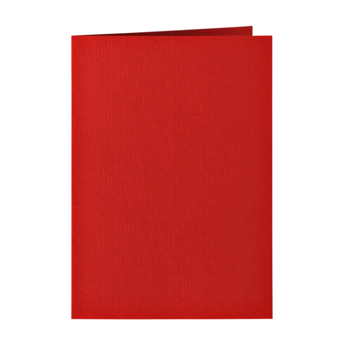Correspondentiekaart Papicolor dubbel 105x148mm rood pak à 6 stuks