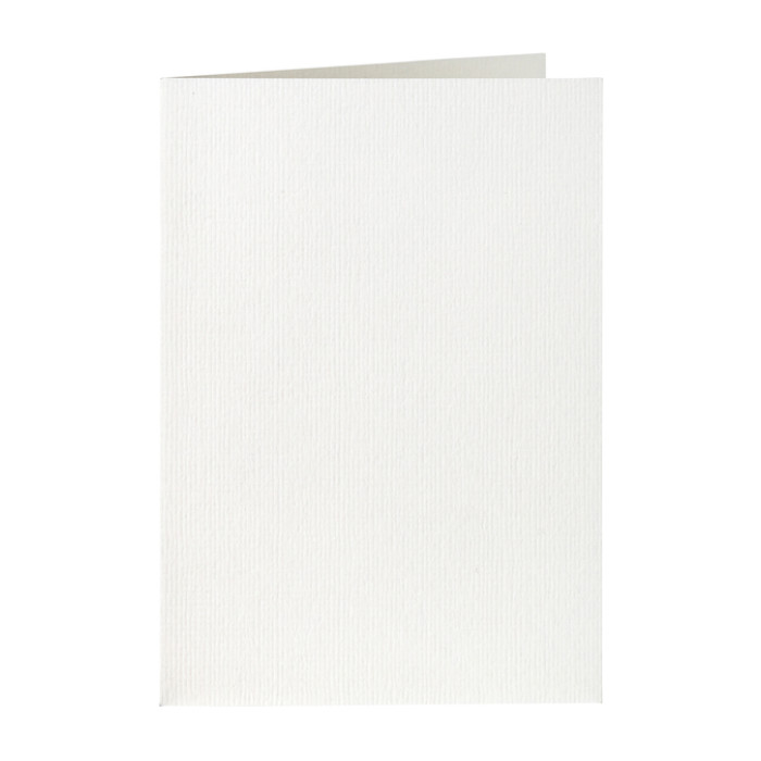 Correspondentiekaart Papicolor dubbel 105x148mm hagelwit pak à 6 stuks