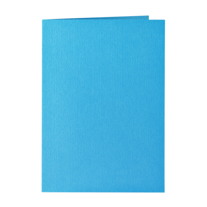Correspondentiekaart Papicolor dubbel 105x148mm hemelsblauw pak à 6 stuks