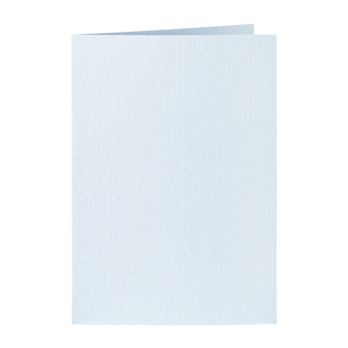 Correspondentiekaart Papicolor dubbel 105x148mm babyblauw pak à 6 stuks