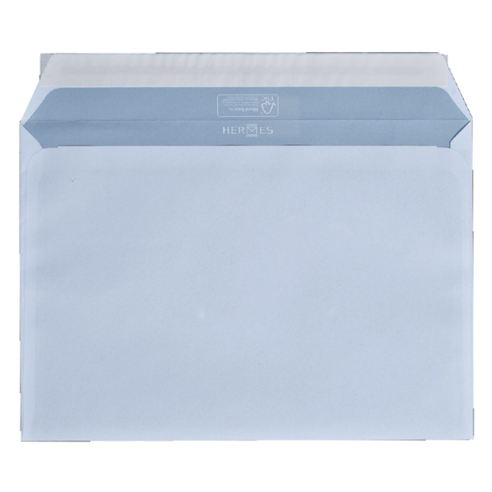Envelop Hermes bank EA5 156x220mm zelfklevend wit doos à 500 stuks