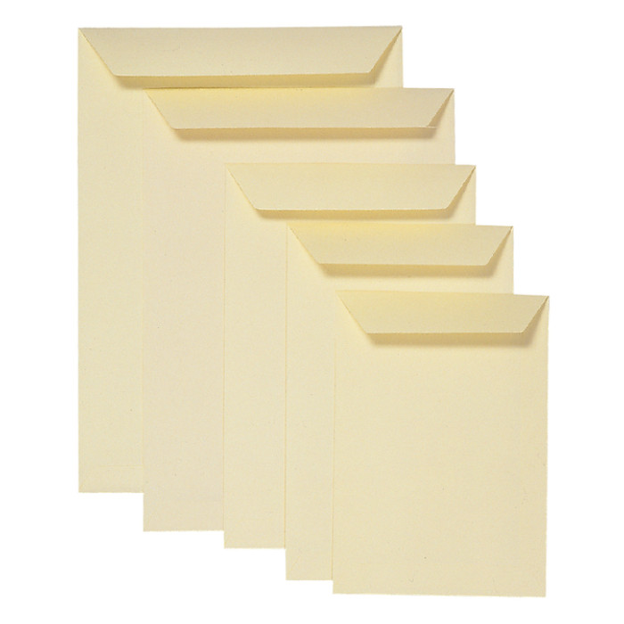 Envelop Quantore akte C4 229x324mm creme kraft 250 stuks