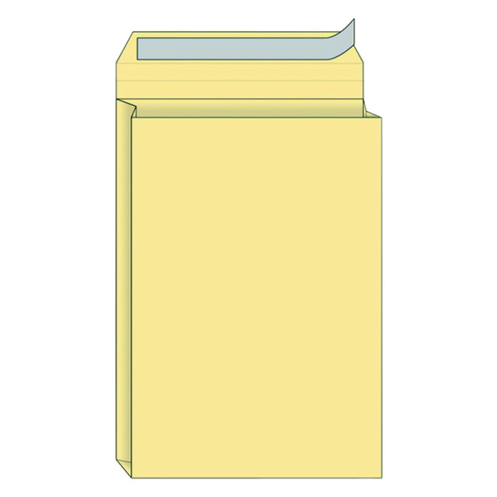 Envelop Quantore monsterzak 262x371x38mm zelfklevend creme 125 stuks