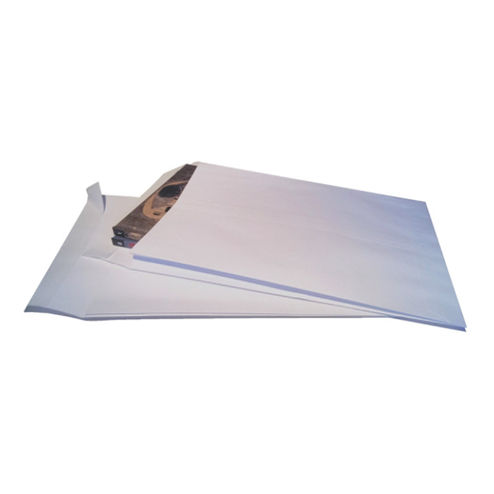 Envelop Quantore monsterzak 262x371x38mm zelfklevend wit 10 stuks