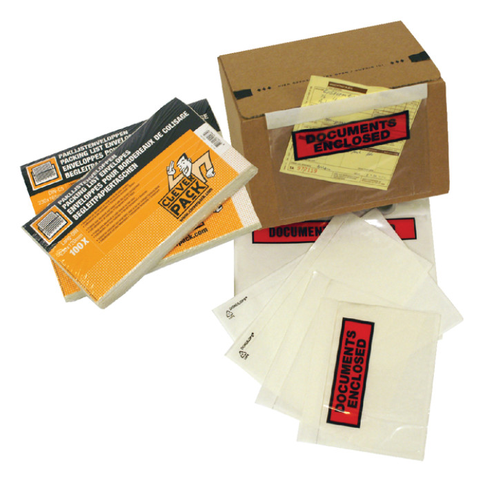 Paklijstenvelop CleverPack zelfklevend bedrukt 165x110mm pak à 100 stuks