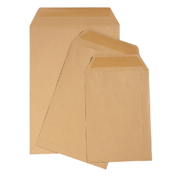Envelop Quantore loonzak 85x125 70gr bruin 1000 stuks
