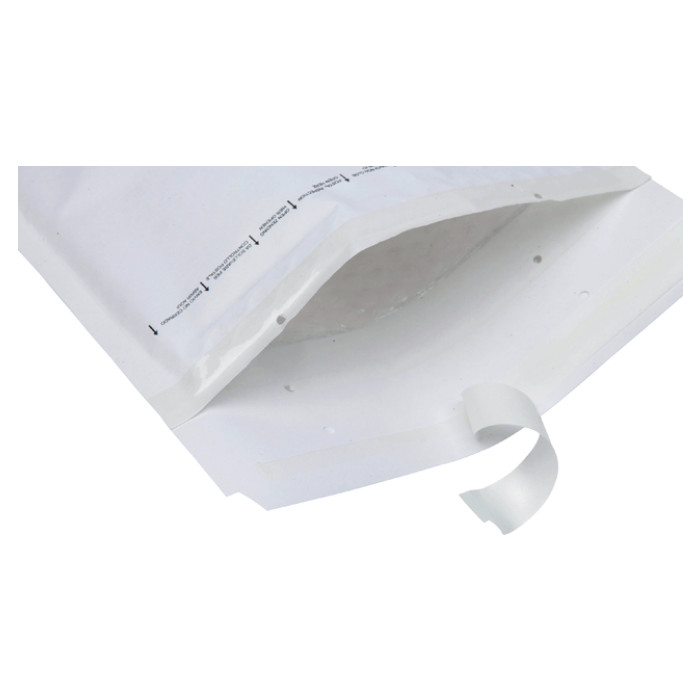Cd envelop Quantore luchtkussen 175x200mm wit 100 stuks
