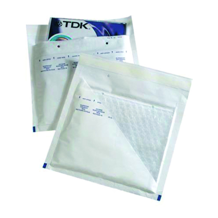 Cd envelop Quantore luchtkussen 175x200mm wit 100 stuks
